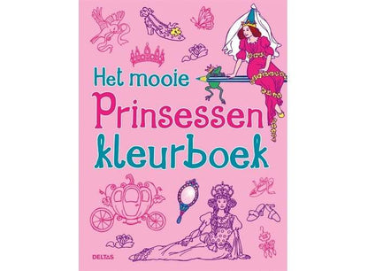 Deltas-Het Mooie Princessen Kleurboek -Roze