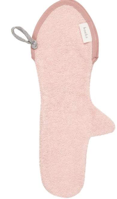 Koeka- Washand Dijon organic - Shaduw roze