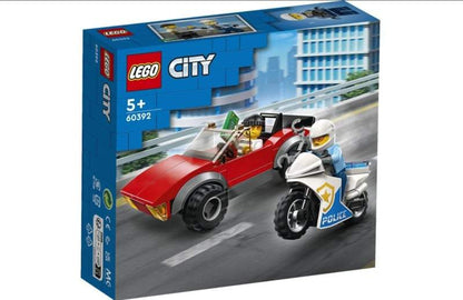 LEGO City Politie Achtervolging auto op politiemotor-60392-Multi Color