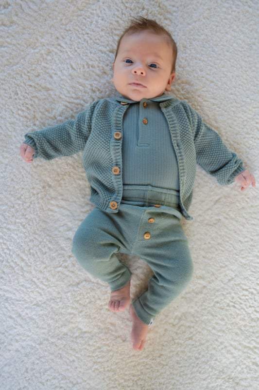 Klein Baby-Broek-Stone Green