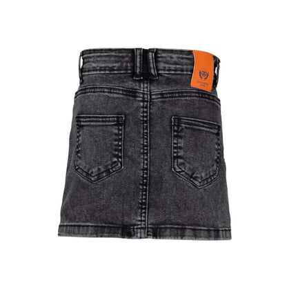 Dutch Dream Denim-Meisjes rok jeans- Inzi met studs-Grijs