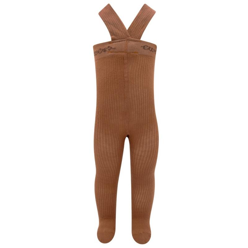 Ewers Rib Maillot met bretels-brick brown