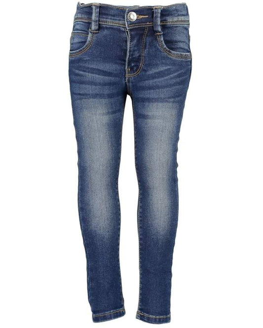 Blue Seven-Meisjes broek jeans-NOS -Donker blauw