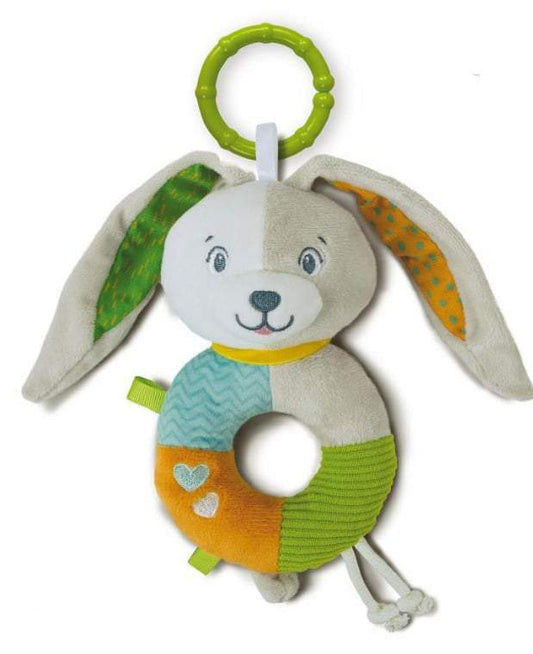 Clementoni Baby- Pluche  Rammelaar -Konijn
