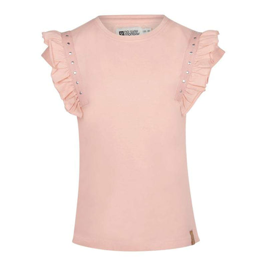 No Way Monday-Meisjes T-shirt ss-Roze