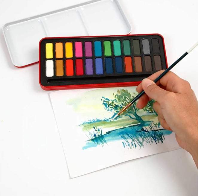 Colortime-Aquarelverf set-multicolor