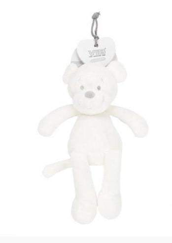 VIB-Pluche Aap Groot 35cm-Wit