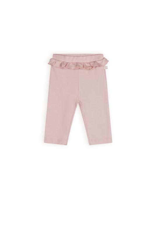 Petite Maison- Meisjes Broek-Skyler  met ruchesdetail-Pastel roze