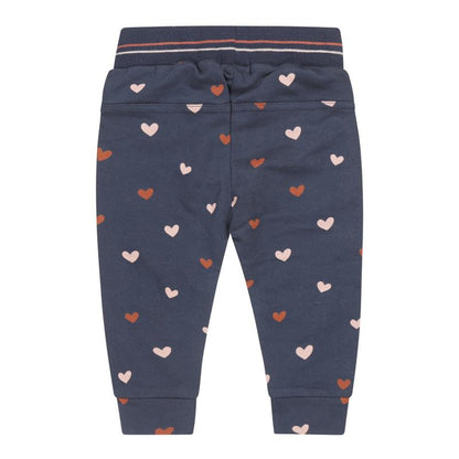 Dirkje-Girls Baby jogging trousers-navy