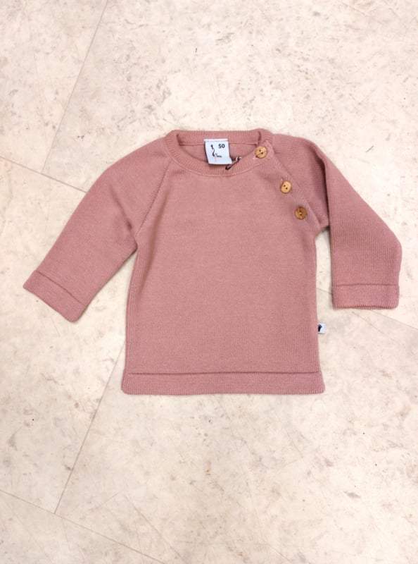 Klein Baby-T-Shirt lange mouw-Fawn