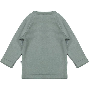 Klein Baby-T-Shirt lange mouw-Stone Green