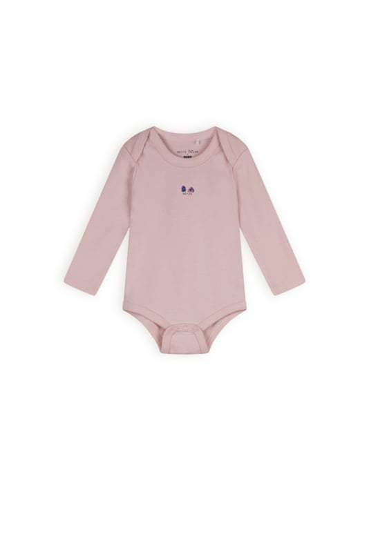 Petite Maison-2-delige set- Romper Set Lange Mouw- Pastel roze