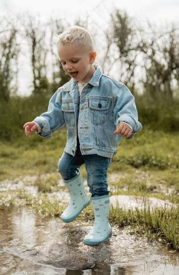 Little Dutch-Regenlaarsjes Sailors Bay-Blauw