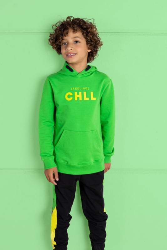 Studio Chill-Jongens sweater Floyd-Groen