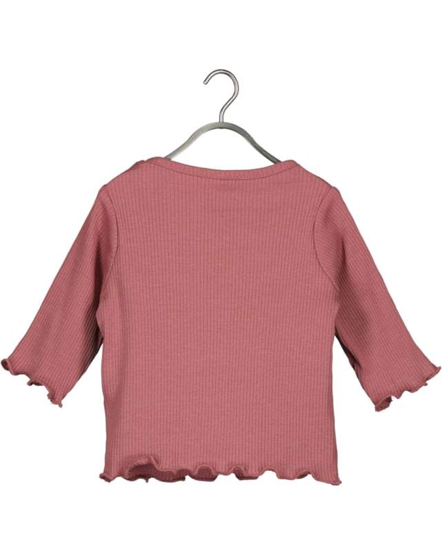 Blue Seven-Baby Girls knitted shirt-Aubergine