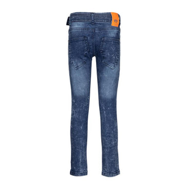 Dutch Dream Denim-Meisjes broek- Jeans Skinny-Ngombe -Washed Blauw