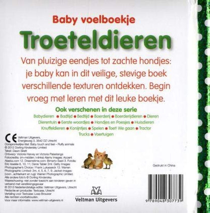 CBC-Baby voelboekje Troeteldieren-White