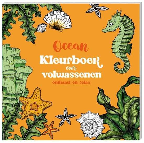 Interstat-Kleurboek voor volwassenen-Ocean-oranje