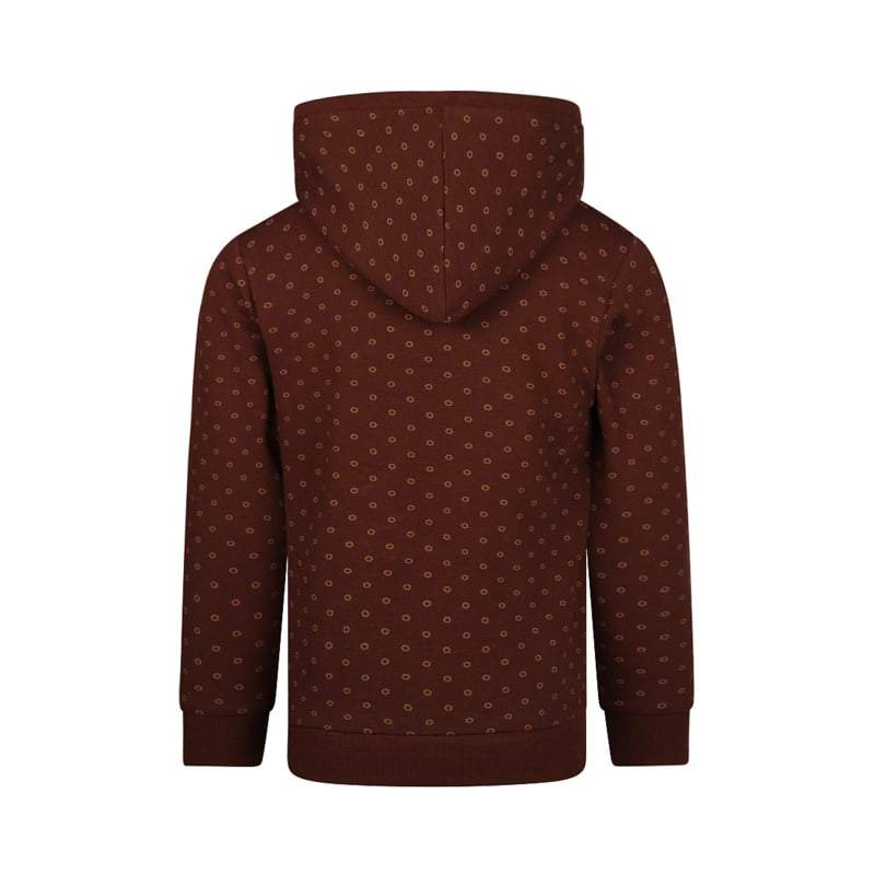 Koko Noko-Jongens Sweater met capuchon-Donker rood