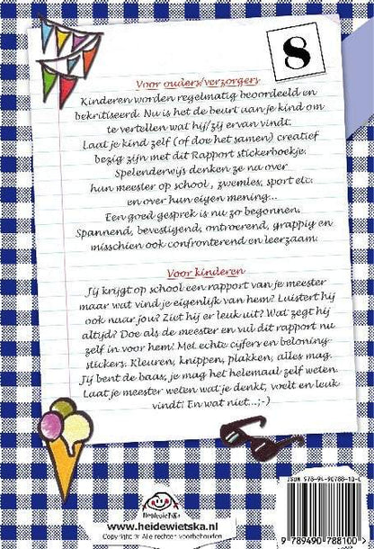 Image Books-Rapport voor meester- Blue