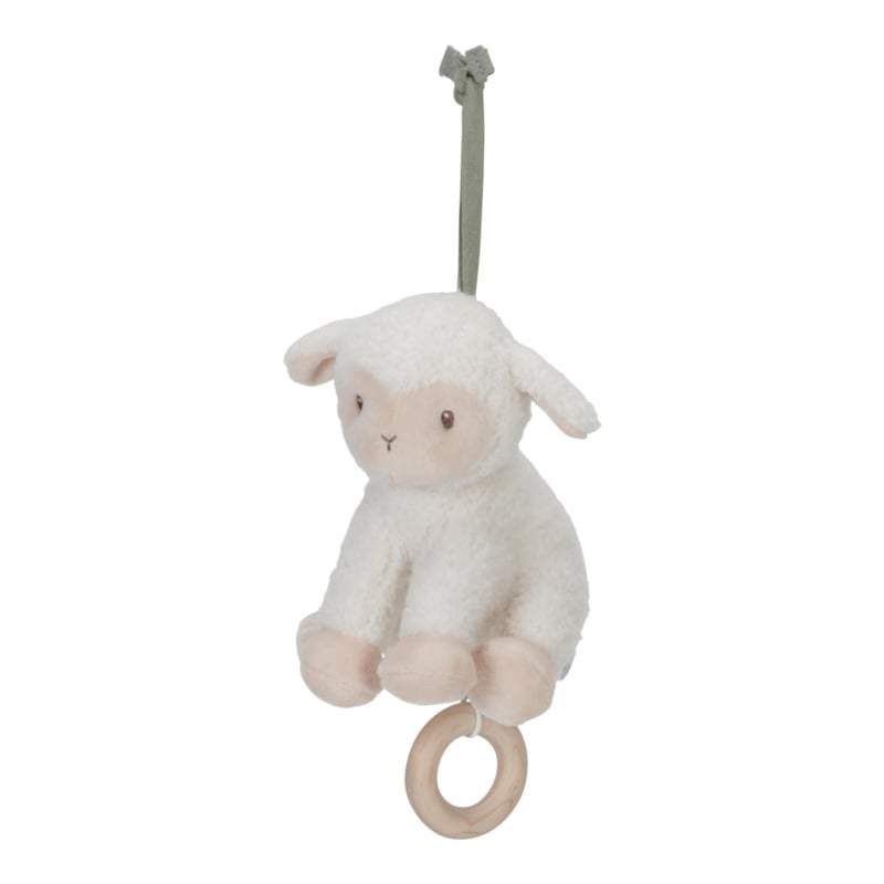 Little Dutch -Muziekdoosje schaap Little Farm-Beige