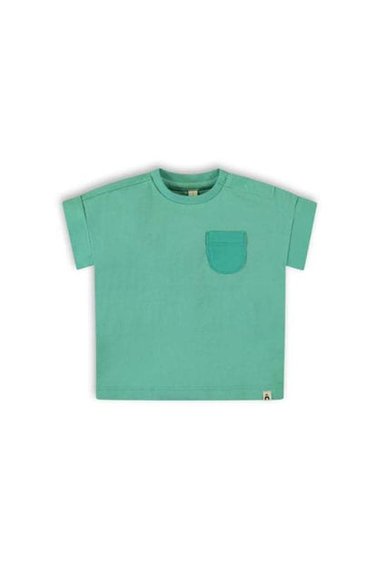 The New Chapter-Jongens t-shirt -Groen mint