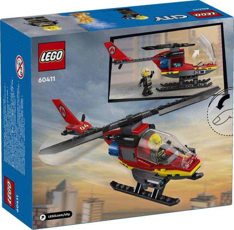 Lego City Brandweer Brandweerhelicopter - 60411