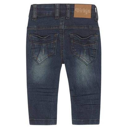 Dirkje-Jongens broek jeans-Jeans blauw