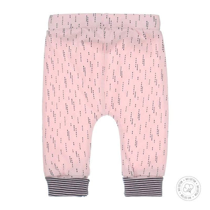 Dirkje-Baby Meisjes broek Bio Cotton-Licht roze