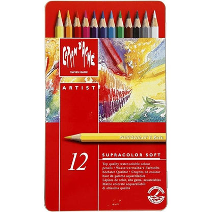 CARAN D'  ACHE AQUARELPOTLODEN 12 stuks