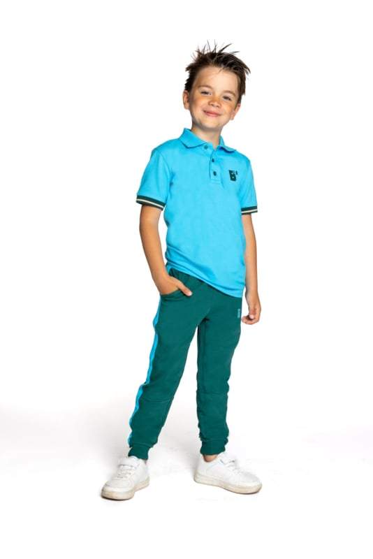 BChill-Jongens Polo Henry-Aqua