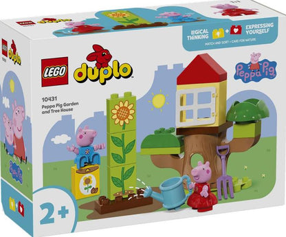 LEGO DUPLO-Peppa Pig  tuin en boomhut-10431
