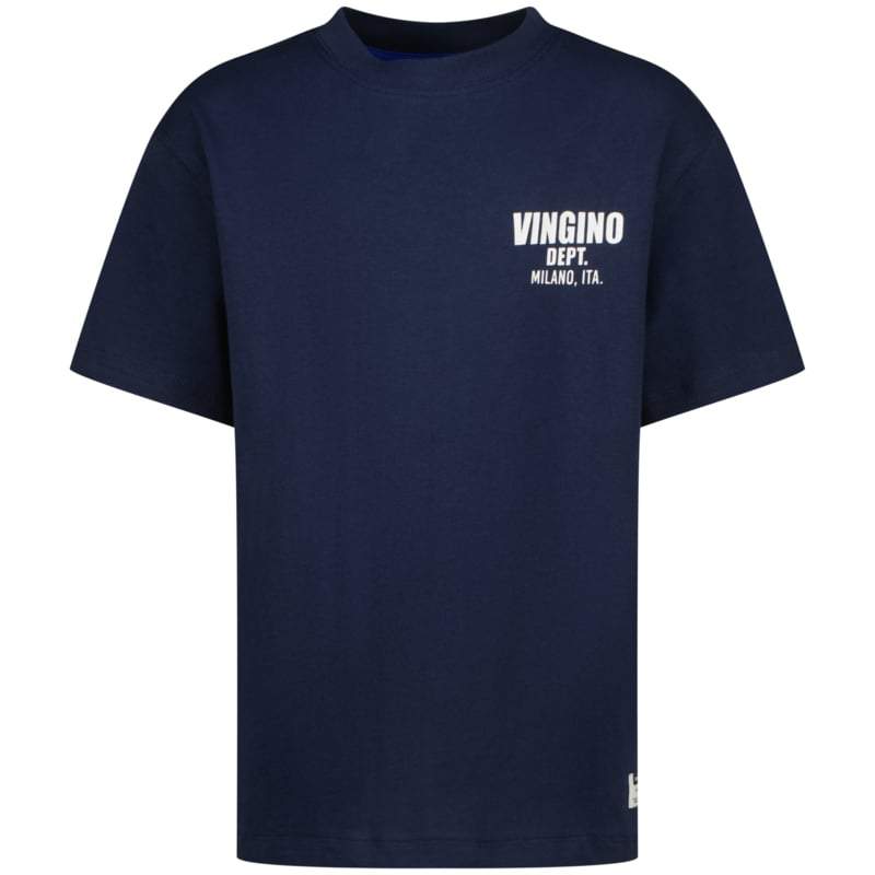 Vingino -Jongens  t-shirt ss-Basic-oversized- Dark blue