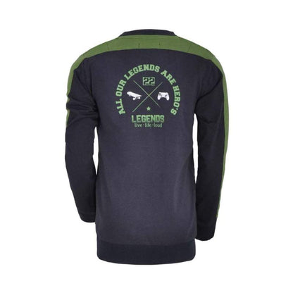 Legends22-Jongens sweater Leo-Donker blauw