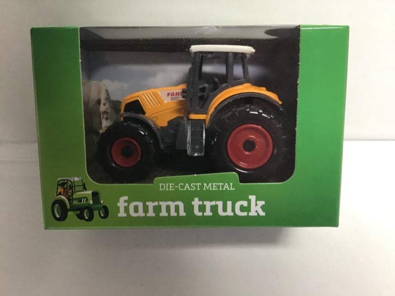 John Toy-CW-Farm Masters Die-Cast tractor pull-back-Meerdere kleuren