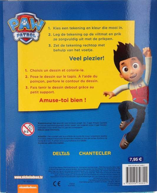 Deltas-Paw Patrol prikblok-Blauw