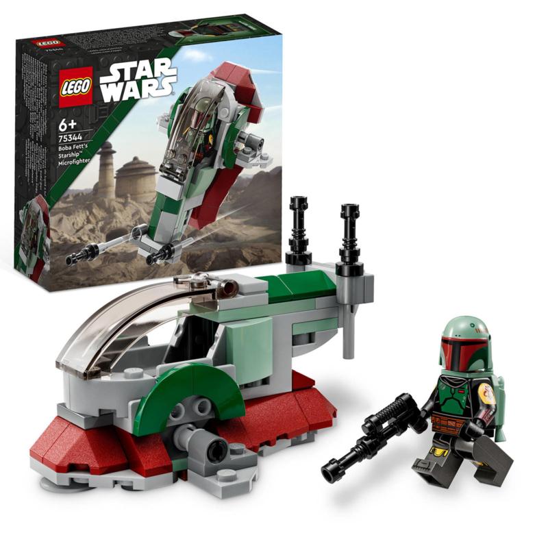 LEGO Star Wars Boba Fett's Starship Microfighter-75344-Multi Color