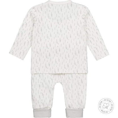 Dirkje-Babypakje 2 pce Bio Cotton-Gebroken wit