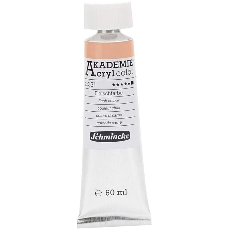 Acryl color-flesh colour (331)-opaque, extr. fade resistant, 60ml-Schmincke AKADEMIE