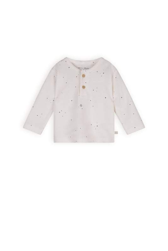 Petite Maison- T-Shirt-Ko met Knoopjes-AOP Navy