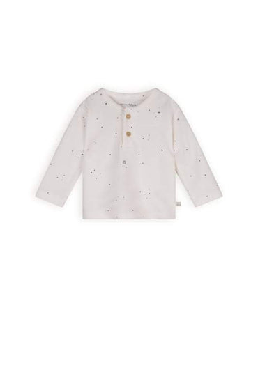 Petite Maison- T-Shirt-Ko met Knoopjes-AOP Navy