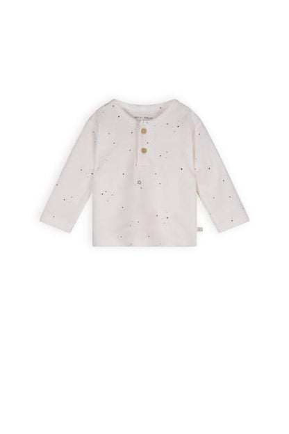 Petite Maison- T-Shirt-Ko met Knoopjes-AOP Navy