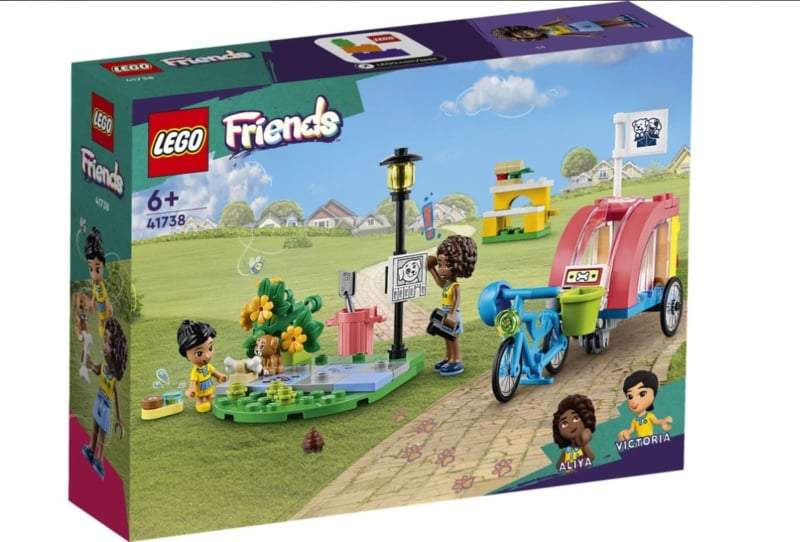 LEGO Friends Honden reddingsfiets-41738-Multi Color