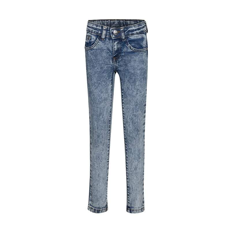 Dutch Dream Denim-Meisjes broek jeans- Chora-Midden blauw