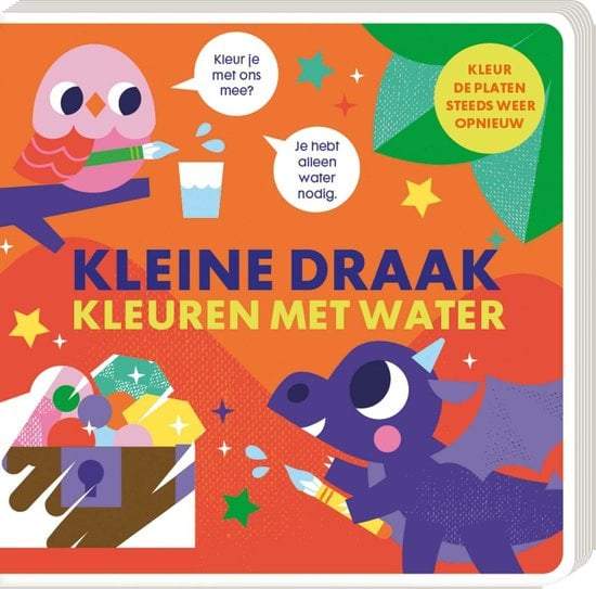 Image Books-Kleuren met water-Kleine draak-Meerdre kleuren