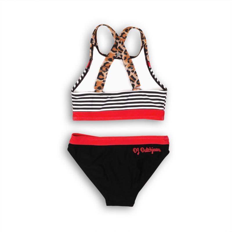 DJ Dutch jeans-Meisjes Bikini- Brown-beige + black