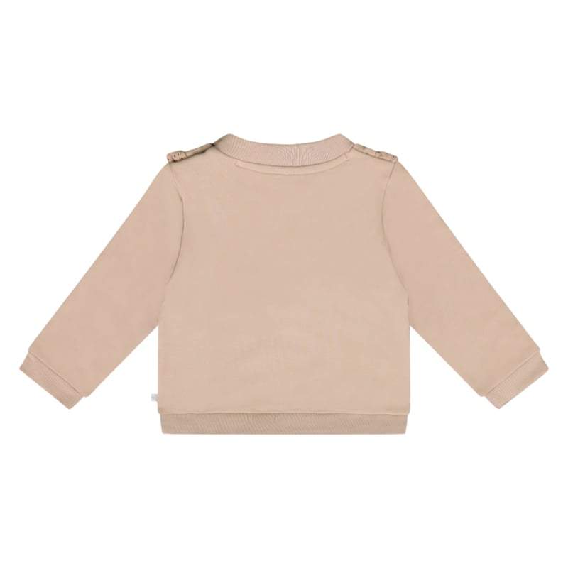 Ducky Beau-Baby Meisjes Sweater-Almond buff-Zand