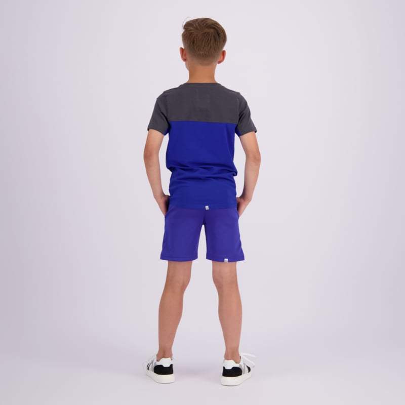 Vingino -Jongens Joggingbroek kort Roberto XMessi-Web blauw