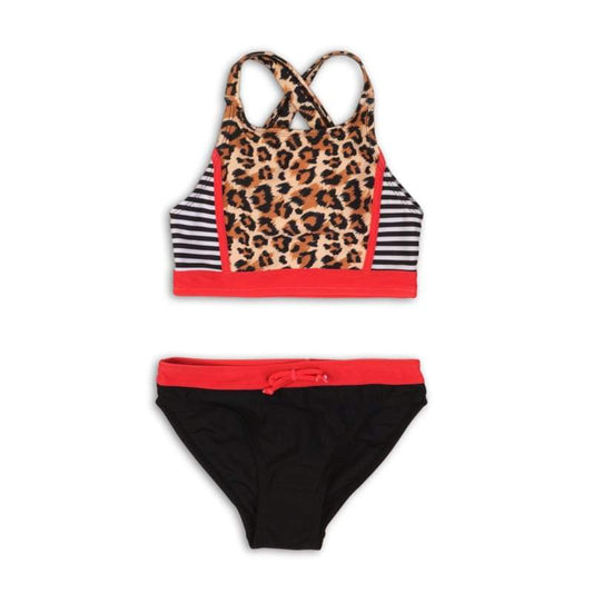 DJ Dutch jeans-Meisjes Bikini- Brown-beige + black