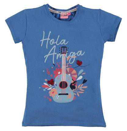 O'Chill-Meisjes T-Shirt Iduna-Blauw